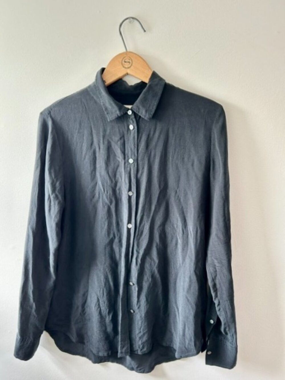 Everlane silk button up